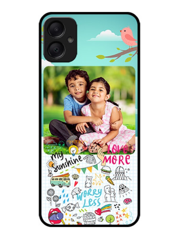 Custom Galaxy A05 Custom Metal Phone CaseDoodle Love Design
