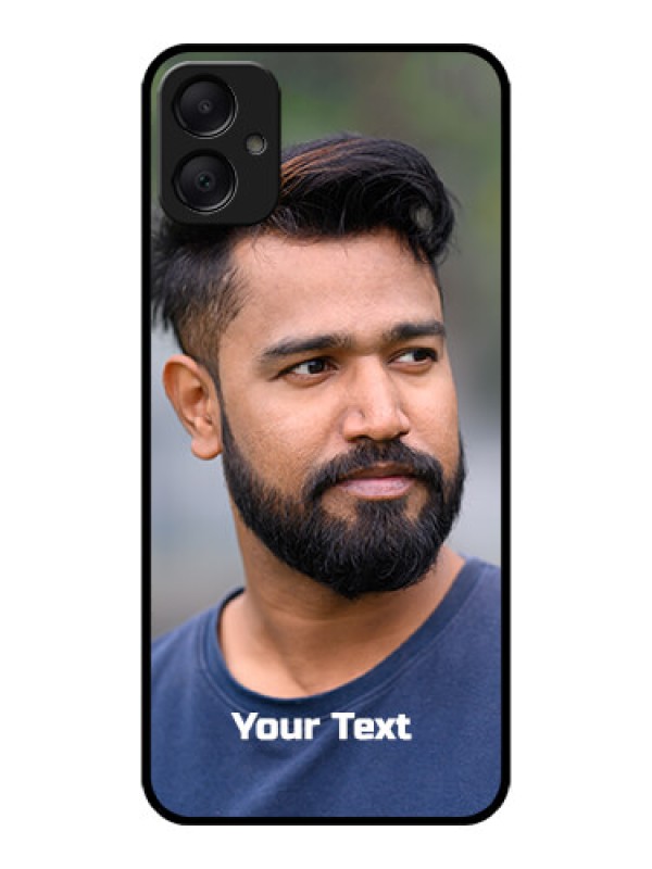 Custom Galaxy A05 Custom Metal Phone CasePhoto With Text Design