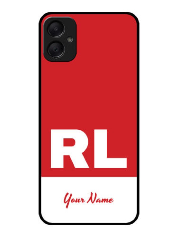 Custom Galaxy A05 Custom Metal Phone CaseDual Tone Custom Text Design