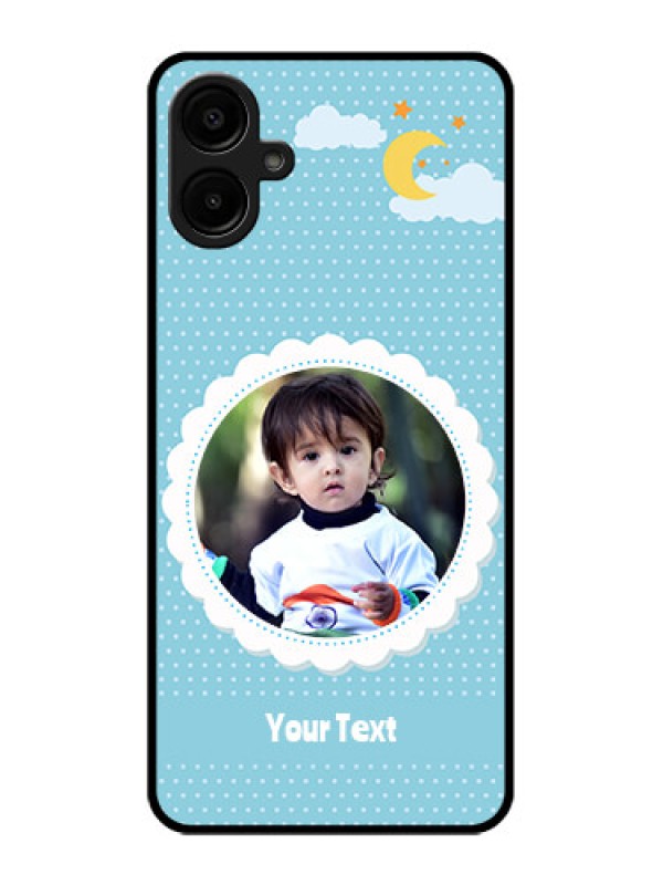 Custom Galaxy A06 Custom Metal Phone CaseViolet Pattern Design