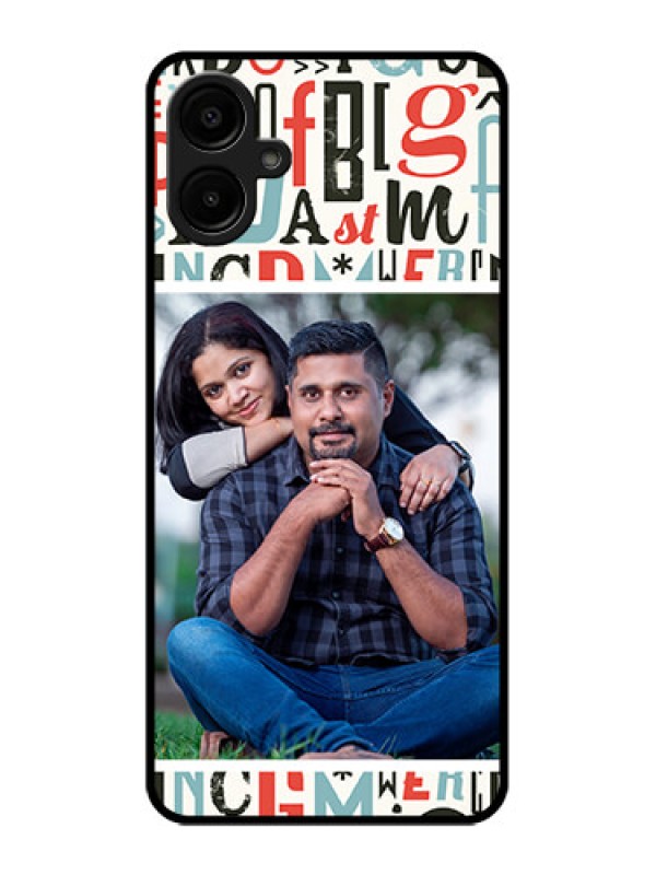 Custom Galaxy A06 Custom Metal Phone CaseAlphabet Design