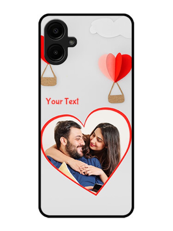 Custom Galaxy A06 Custom Metal Phone CaseParachute Love Design