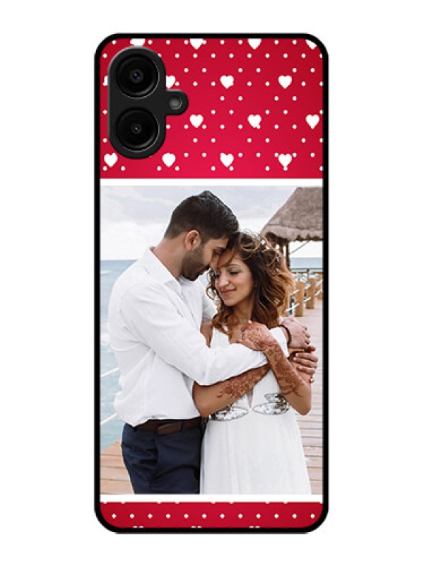 Custom Galaxy A06 Custom Metal Phone CaseHearts Mobile Case Design