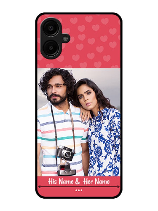 Custom Galaxy A06 Custom Metal Phone CaseSimple Love Design