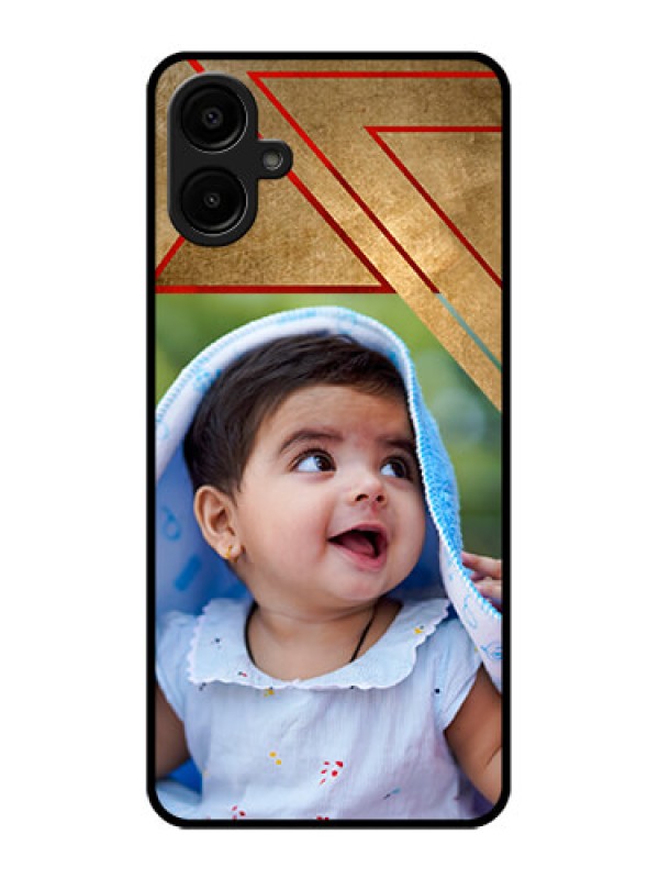 Custom Galaxy A06 Custom Metal Phone CaseGradient Abstract Texture Design