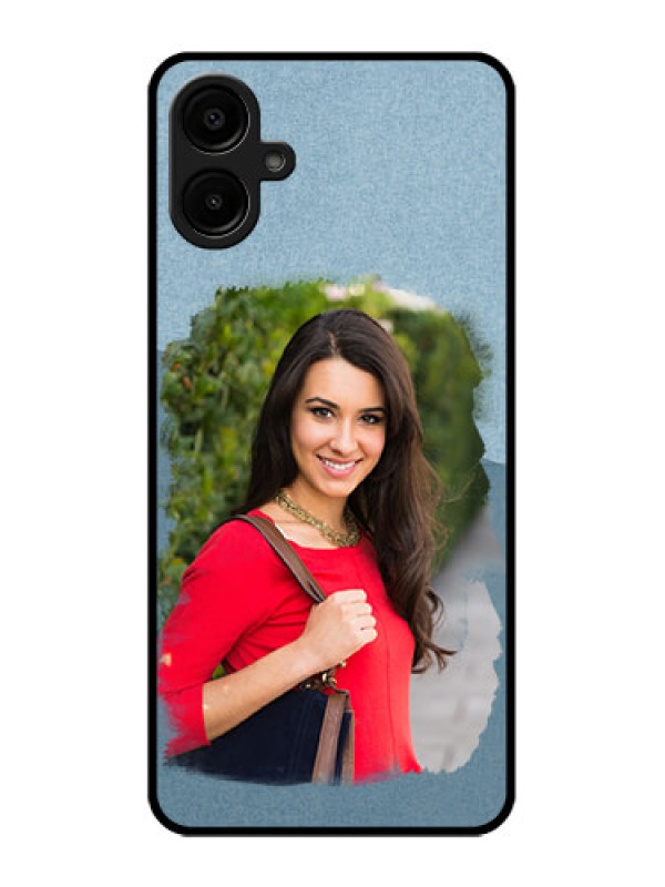 Custom Galaxy A06 Custom Metal Phone CaseGrunge Line Art Design