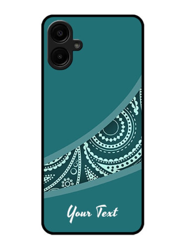 Custom Galaxy A06 Custom Metal Phone CaseSemi Visible Floral Design