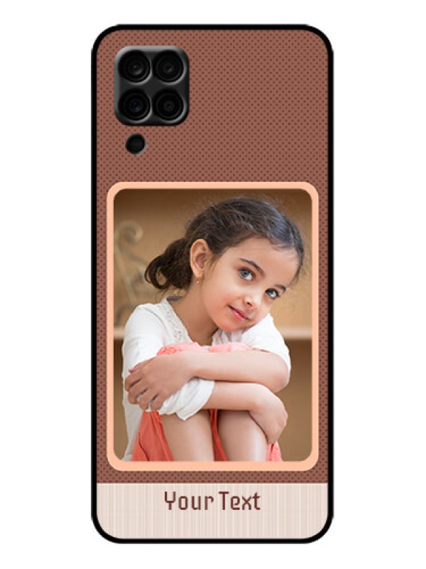 Custom Galaxy A12 Custom Metal Phone Case - Simple Pic Upload Design