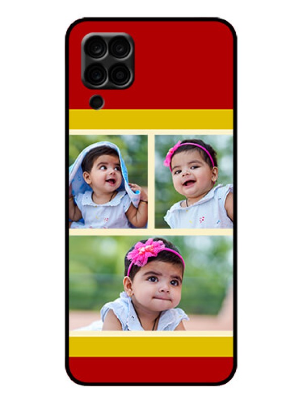 Custom Galaxy A12 Custom Metal Phone Case - Multiple Pic Upload Design