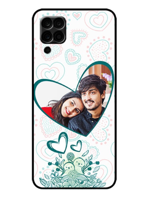 Custom Galaxy A12 Custom Metal Phone Case - Premium Couple Design