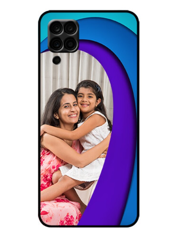 Custom Galaxy A12 Custom Metal Phone Case - Simple Pattern Design