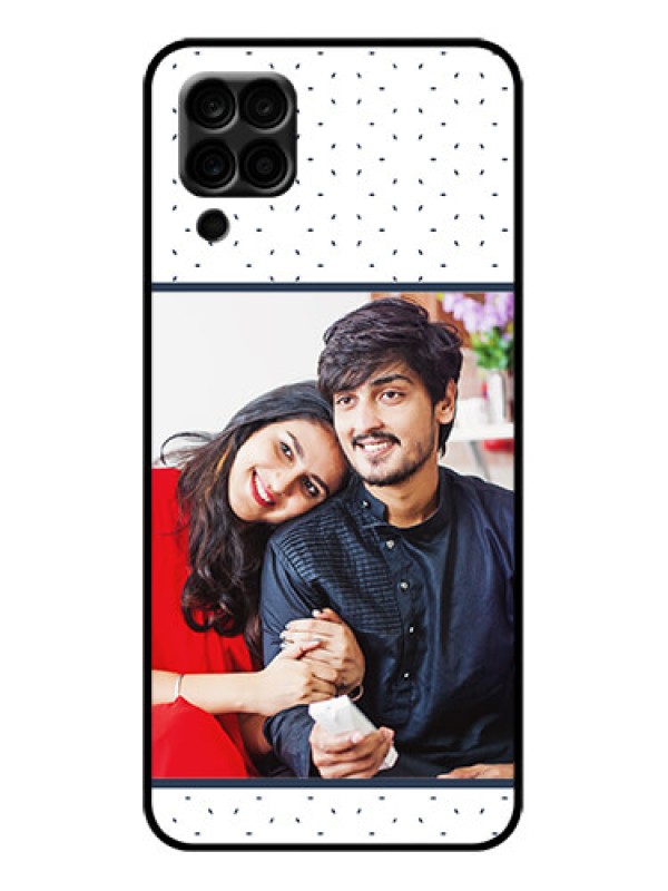 Custom Galaxy A12 Custom Metal Phone Case - Premium Dot Design