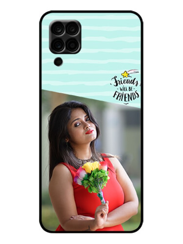 Custom Galaxy A12 Custom Metal Phone Case - Friends Picture Icon Design