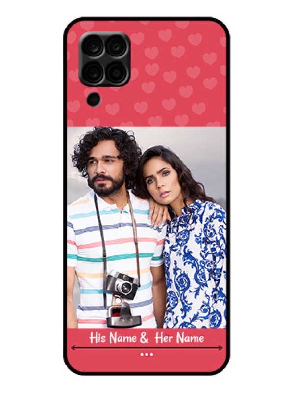 Custom Galaxy A12 Custom Metal Phone Case - Simple Love Design