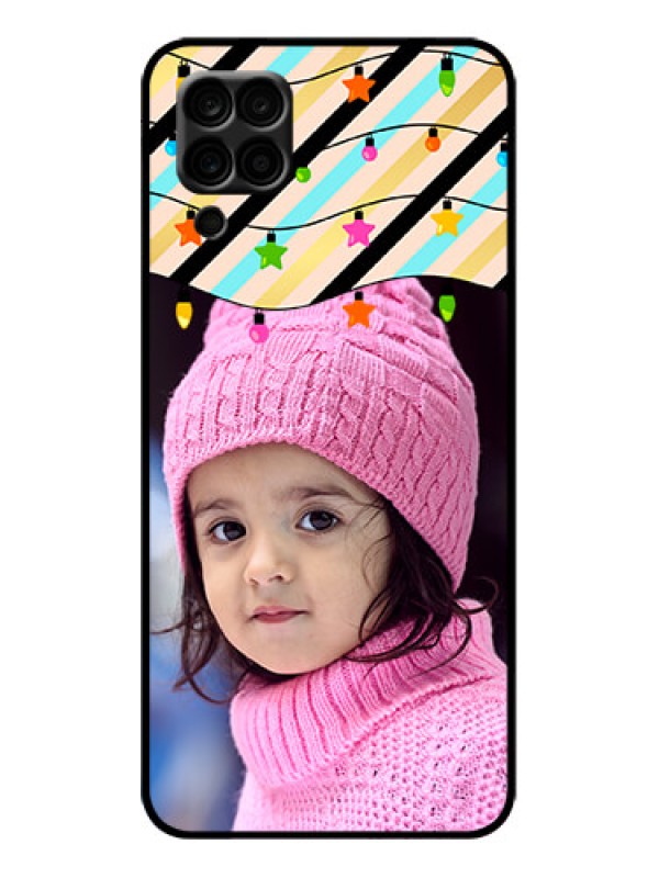 Custom Galaxy A12 Custom Metal Phone Case - Lights Hanging Design