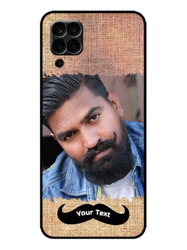 Custom Galaxy A12 Custom Metal Phone Case - With Texture Design