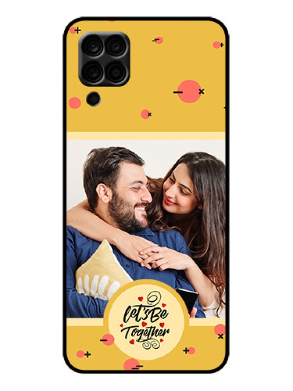 Custom Galaxy A12 Custom Metal Phone Case - Lets Be Together Design