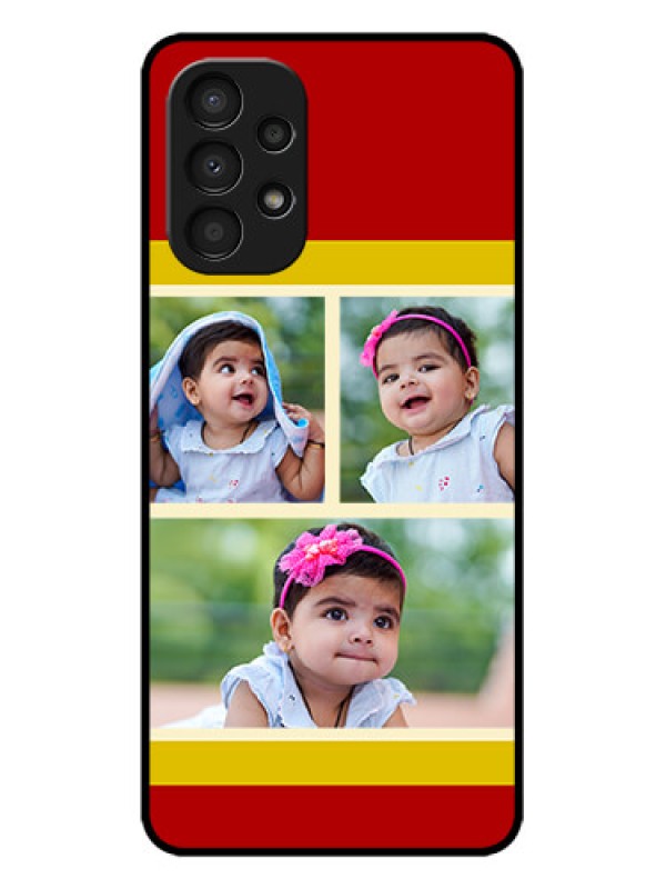 Custom Galaxy A13 Custom Metal Phone CaseMultiple Pic Upload Design