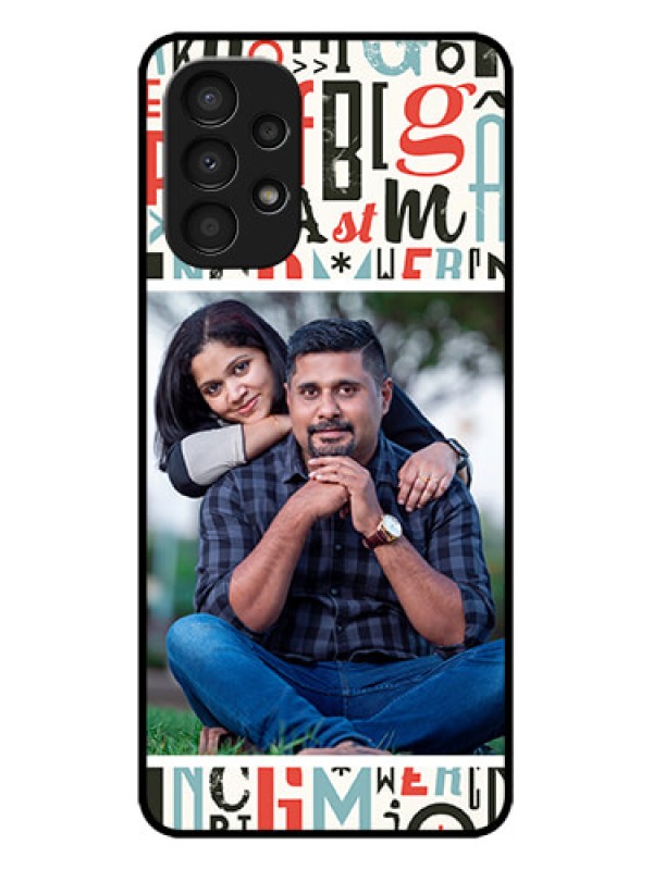 Custom Galaxy A13 Custom Metal Phone CaseAlphabet Design