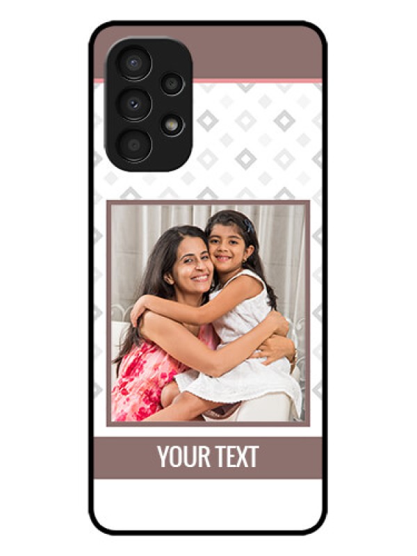 Custom Galaxy A13 Custom Metal Phone CaseSimple Diamond Design