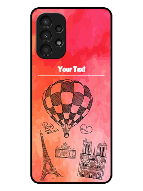 Custom Galaxy A13 Custom Metal Phone CaseParis Theme Design