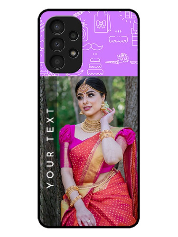 Custom Galaxy A13 Custom Metal Phone CaseBirthday Icons Design