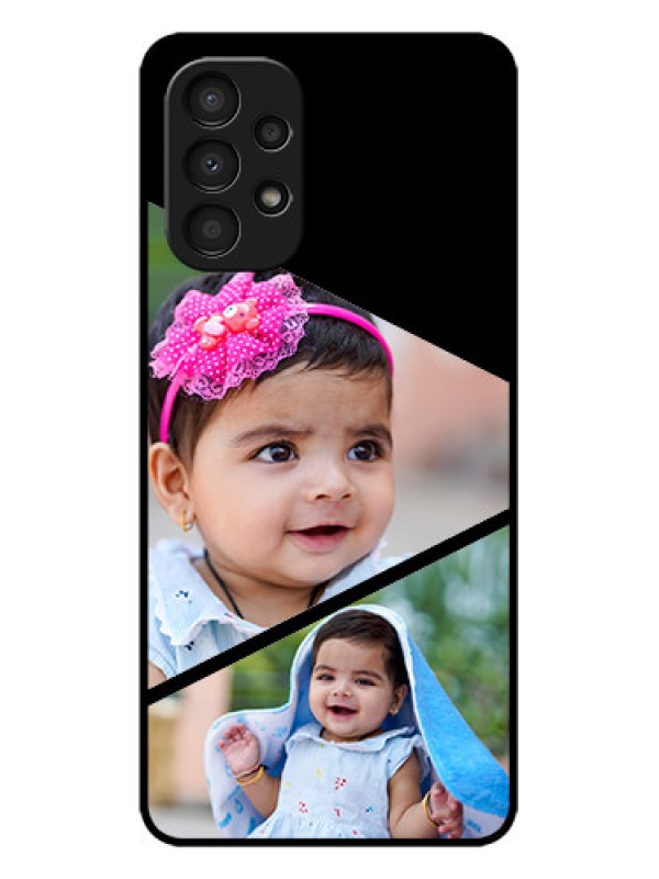 Custom Galaxy A13 Custom Metal Phone CaseSemi Cut Design