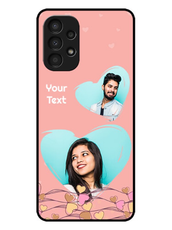 Custom Galaxy A13 Custom Metal Phone CaseLove Doodle Design