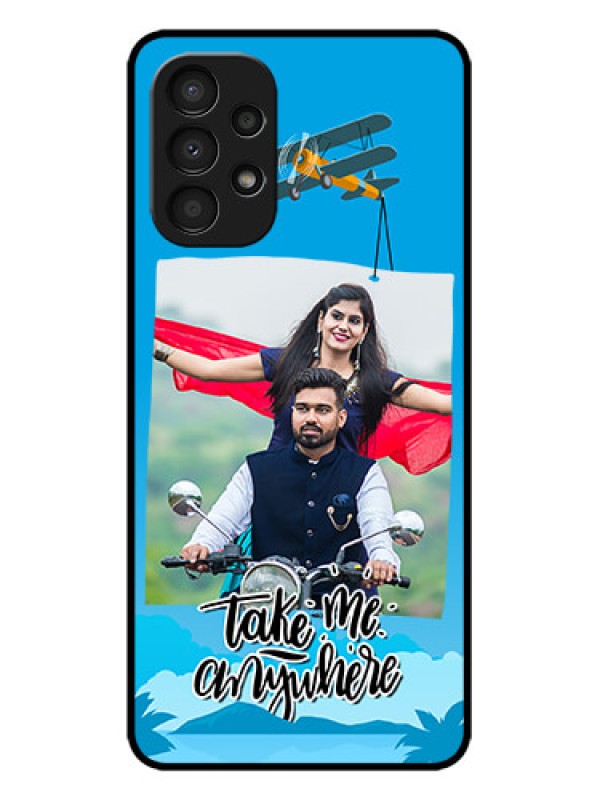 Custom Galaxy A13 Custom Metal Phone CaseTraveller Design