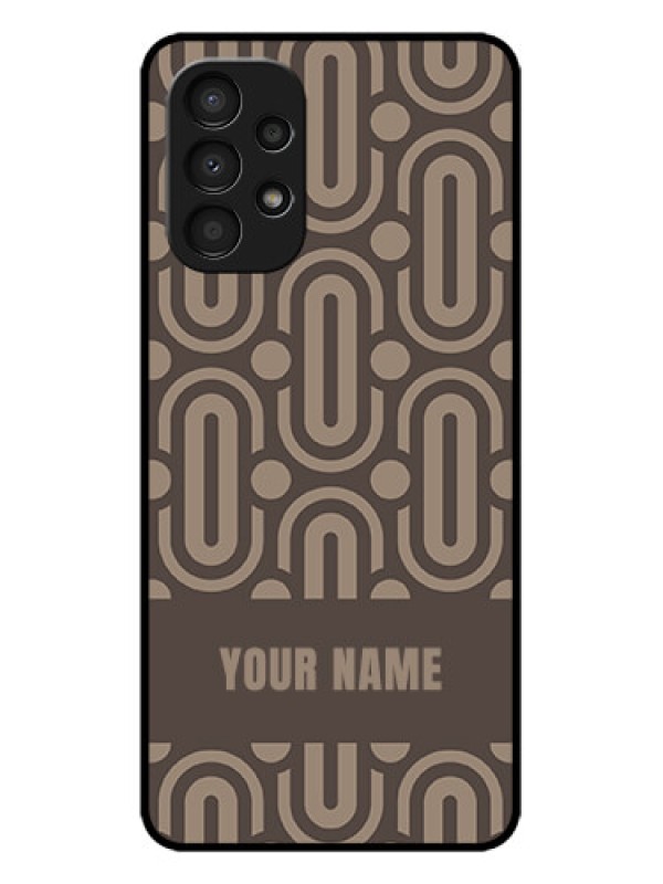 Custom Galaxy A13 Custom Metal Phone CaseCaptivating Zero Pattern Design