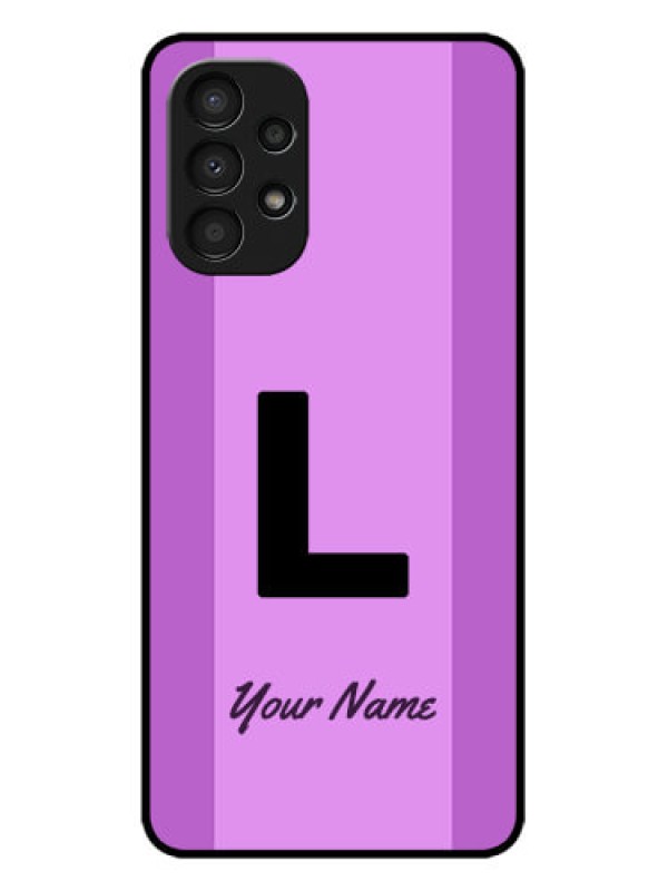 Custom Galaxy A13 Custom Metal Phone CaseTricolor Custom Text Design