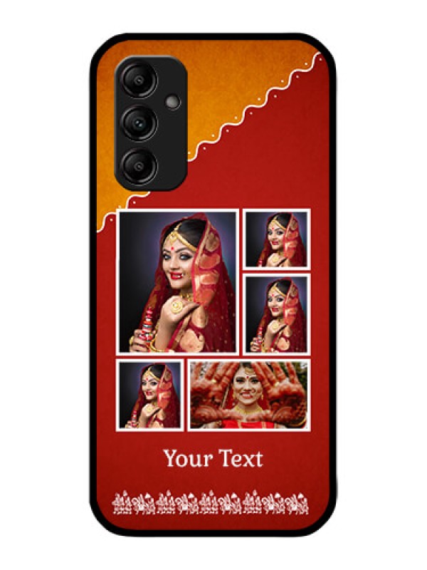 Custom Galaxy A14 4G Custom Metal Phone CaseWedding Pic Upload Design