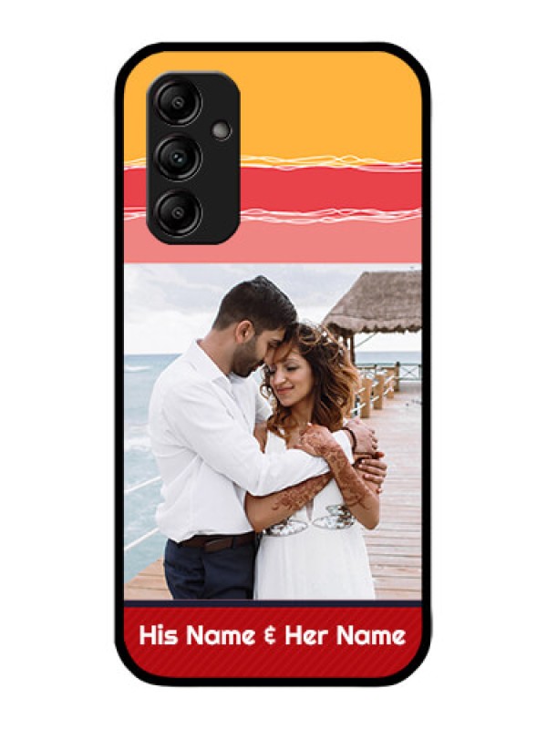 Custom Galaxy A14 4G Custom Metal Phone CaseColorful Case Design