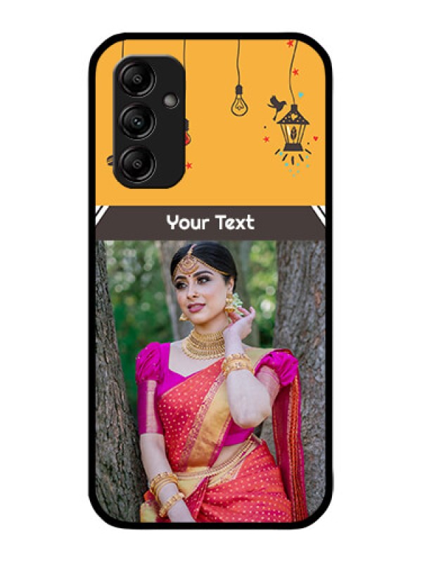 Custom Galaxy A14 4G Custom Metal Phone CaseWith Family Picture And Icons