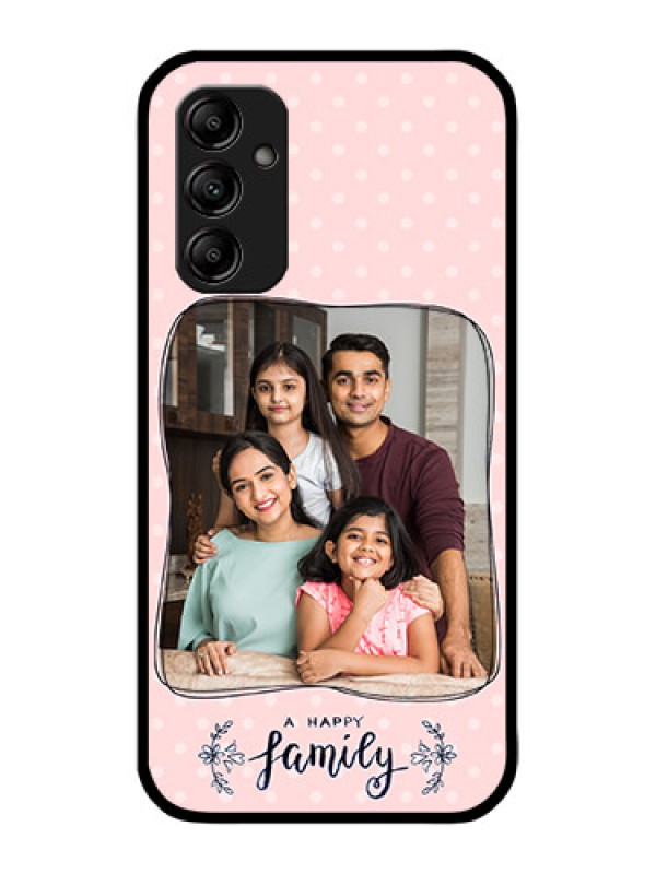 Custom Galaxy A14 4G Custom Metal Phone CaseFamily With Dots Design