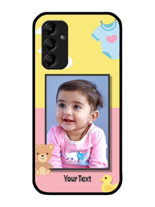 Custom Galaxy A14 4G Custom Metal Phone CaseKids 2 Color Design