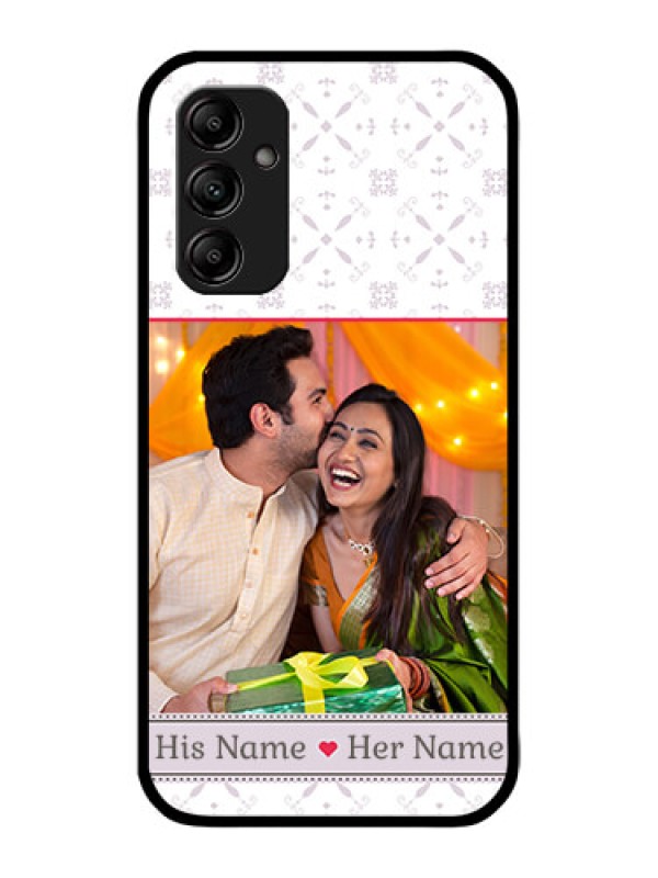 Custom Galaxy A14 4G Custom Metal Phone CaseWith Photo And Ethnic Design