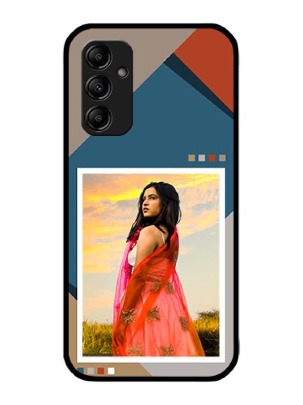 Custom Galaxy A14 4G Custom Metal Phone CaseRetro Color Pallet Design