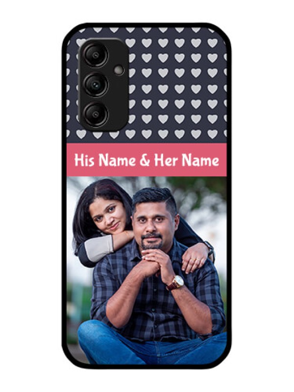 Custom Galaxy A14 5G Custom Metal Phone CaseLove Symbols Design