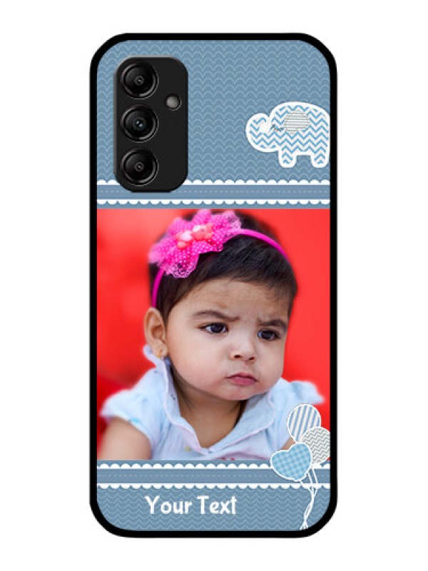 Custom Galaxy A14 5G Custom Metal Phone CaseWith Kids Pattern Design