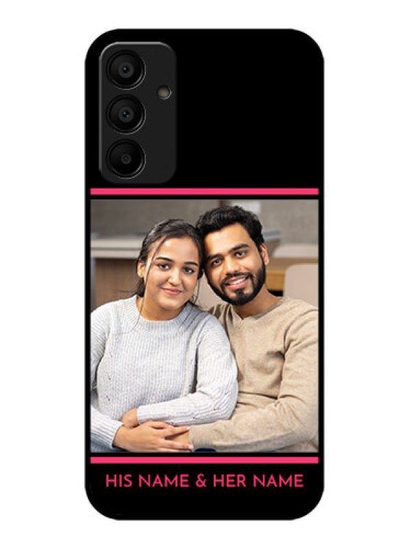 Custom Galaxy A15 5G Custom Metal Phone CaseWith Add Text Design