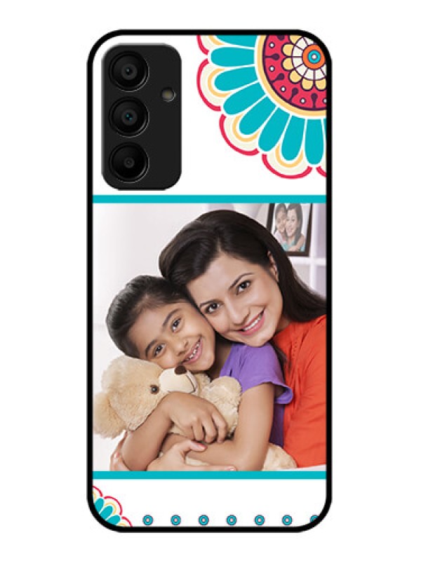 Custom Galaxy A15 5G Custom Metal Phone CaseFlower Design