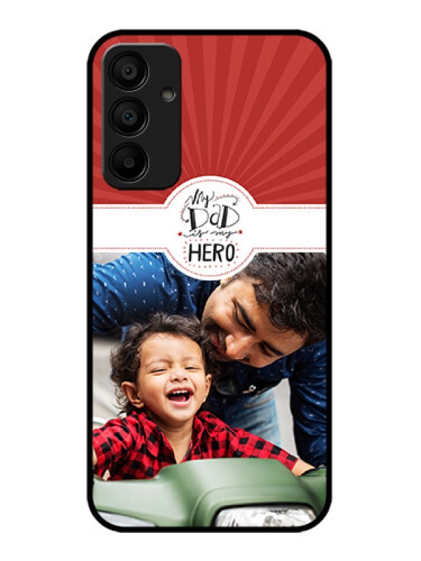 Custom Galaxy A15 5G Custom Metal Phone CaseMy Dad Hero Design