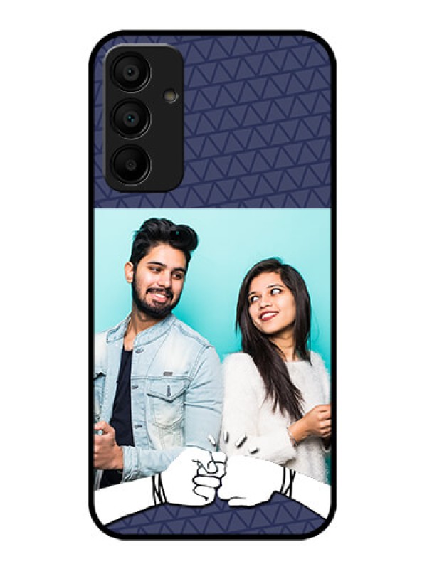 Custom Galaxy A15 5G Custom Metal Phone CaseWith Best Friends Design