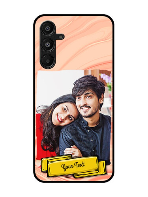 Custom Samsung Galaxy A16 5G Custom Metal Phone Case - Marble Texture Design