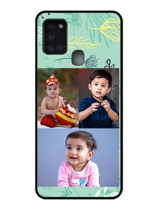 Custom Galaxy A21s Custom Metal Phone Case - Forever Family Design