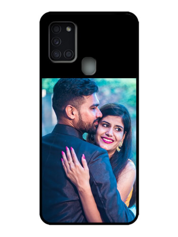 Custom Galaxy A21S Custom Metal Phone Case - Upload Full Picture With Custom Color Design