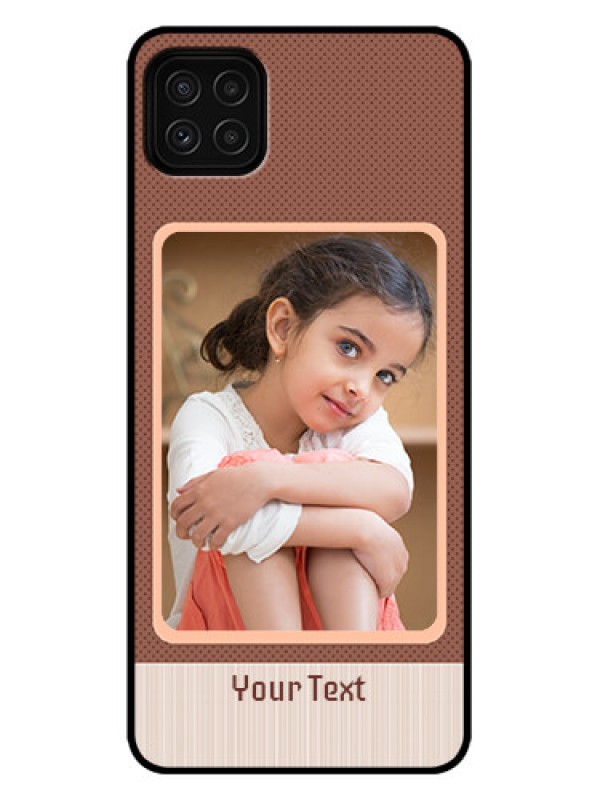 Custom Galaxy A22 5G Custom Metal Phone Case - Simple Pic Upload Design