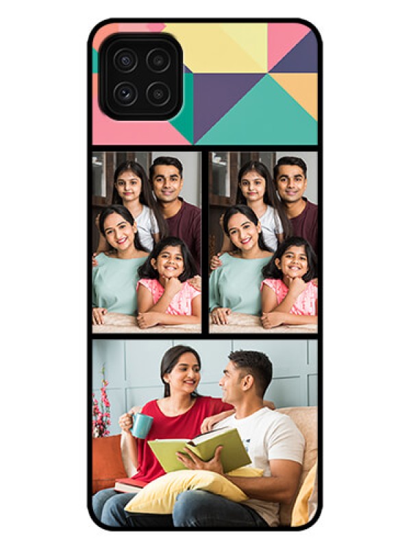 Custom Galaxy A22 5G Custom Metal Phone Case - Bulk Pic Upload Design