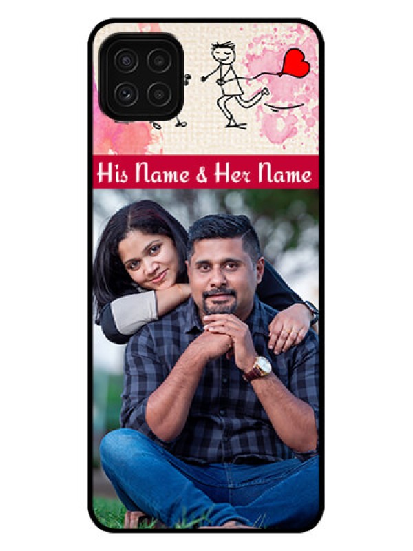 Custom Galaxy A22 5G Custom Metal Phone Case - You And Me Case Design